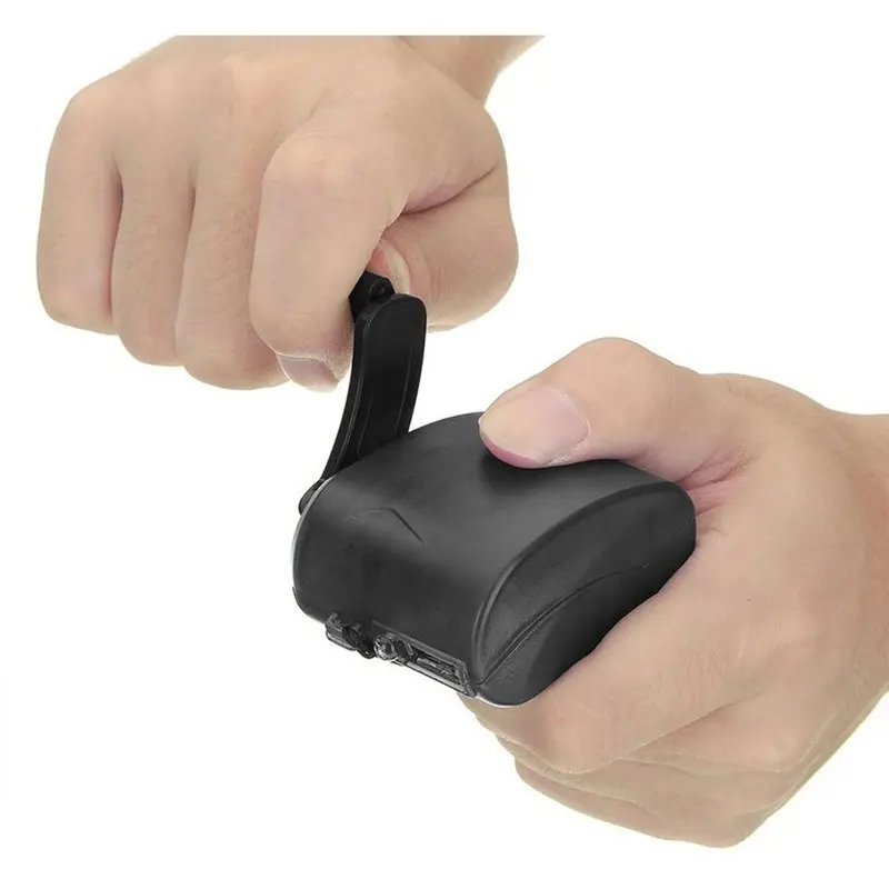 A89E-Hand Crank USB Emergency Manual Power Generator Outdoor Survival Tool For Camping Hand Powered