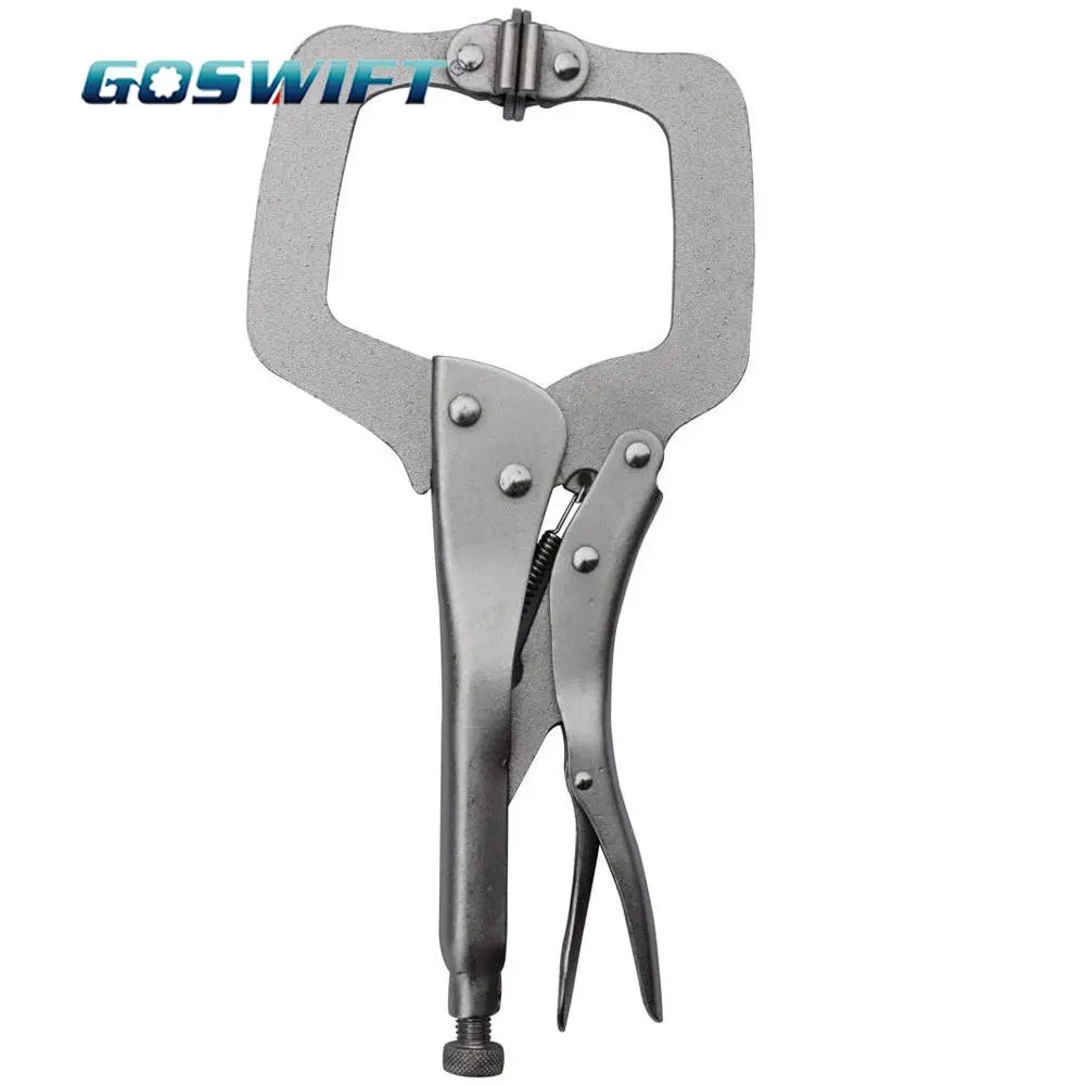 11 Cal Heavy Duty szerokie usta spawanie szczypce zaciskowe c-clamp z obrotowymi podkładkami imadło typu C narzędzia