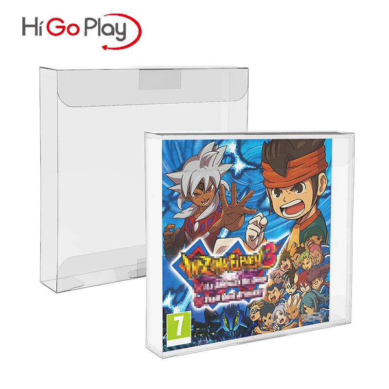 

10PCS Clear Box Protectors for NINTENDO 3DS Video Games Card Clear Display Cases Sleeves Box NTSC PET Transparent Protective Box