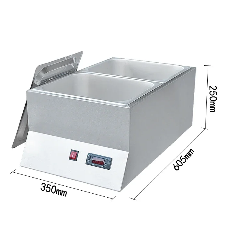 Hot Double Pot Commercial Chocolate Melters Tempering Price Wholesale Professional Digital Chocolate Warmer Melting Machine