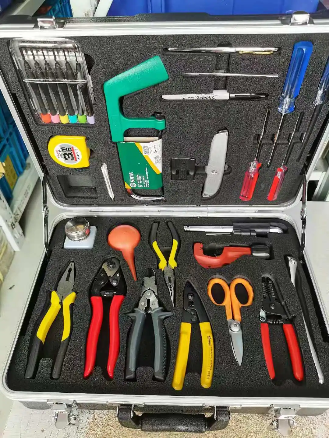 Fiber Optic FO Fusion Splicing Tool Kit HW-6300N