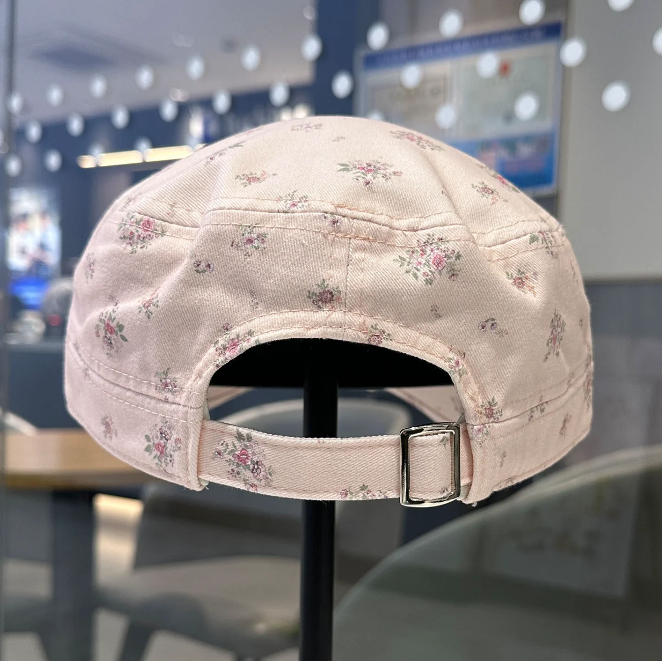 Summer Breathable Floral Equestrian Hat, Short Brim, Uv Protection, Adjustable Head Circumference, Versatile Style That Suits All Face Shapes, Outdoor/Commuting/Photo Shoot Sun Hat