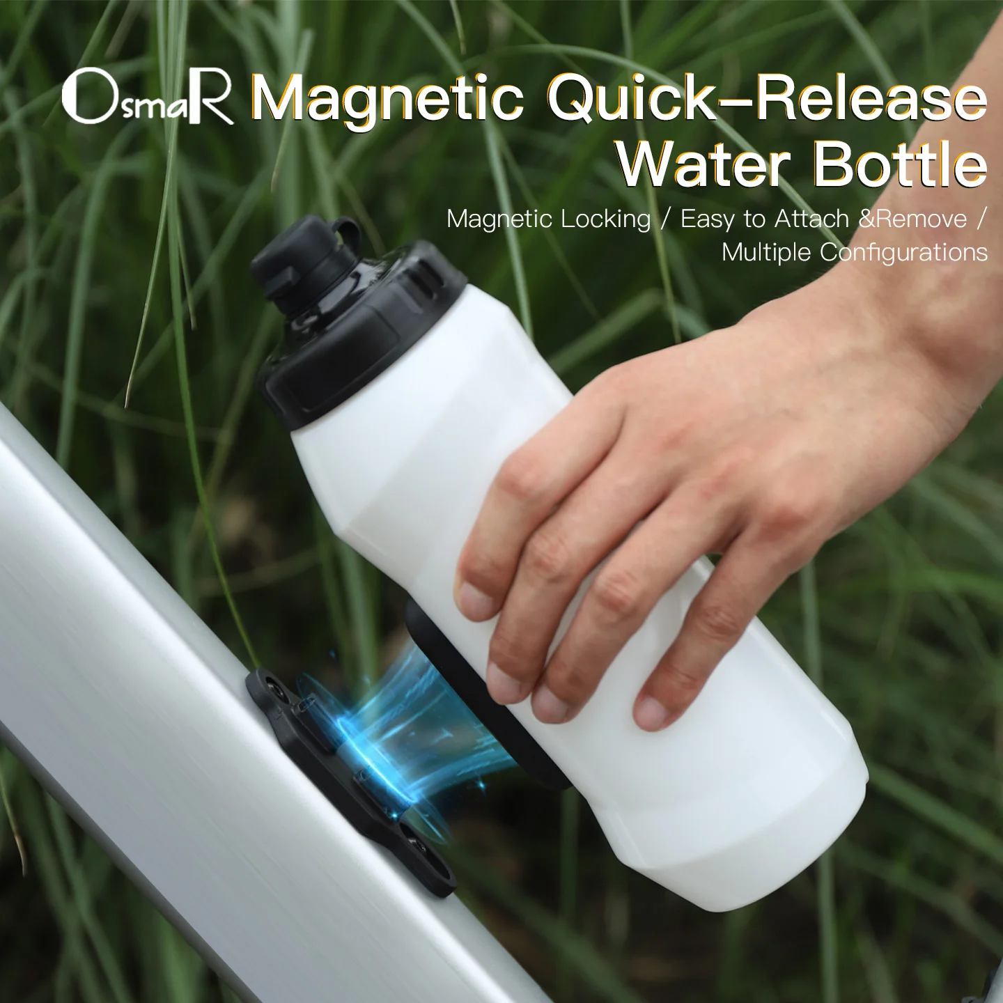 

OsmaR Mountain Bike Magnetic Water Bottle For Brompton Bike Quick Release Riding Large Capacity Water Bottle Set