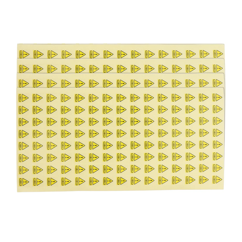 500Pcs Alert Labels Strong Adhesion Caution Stickers Safety Precautions Peel Stick Warnings