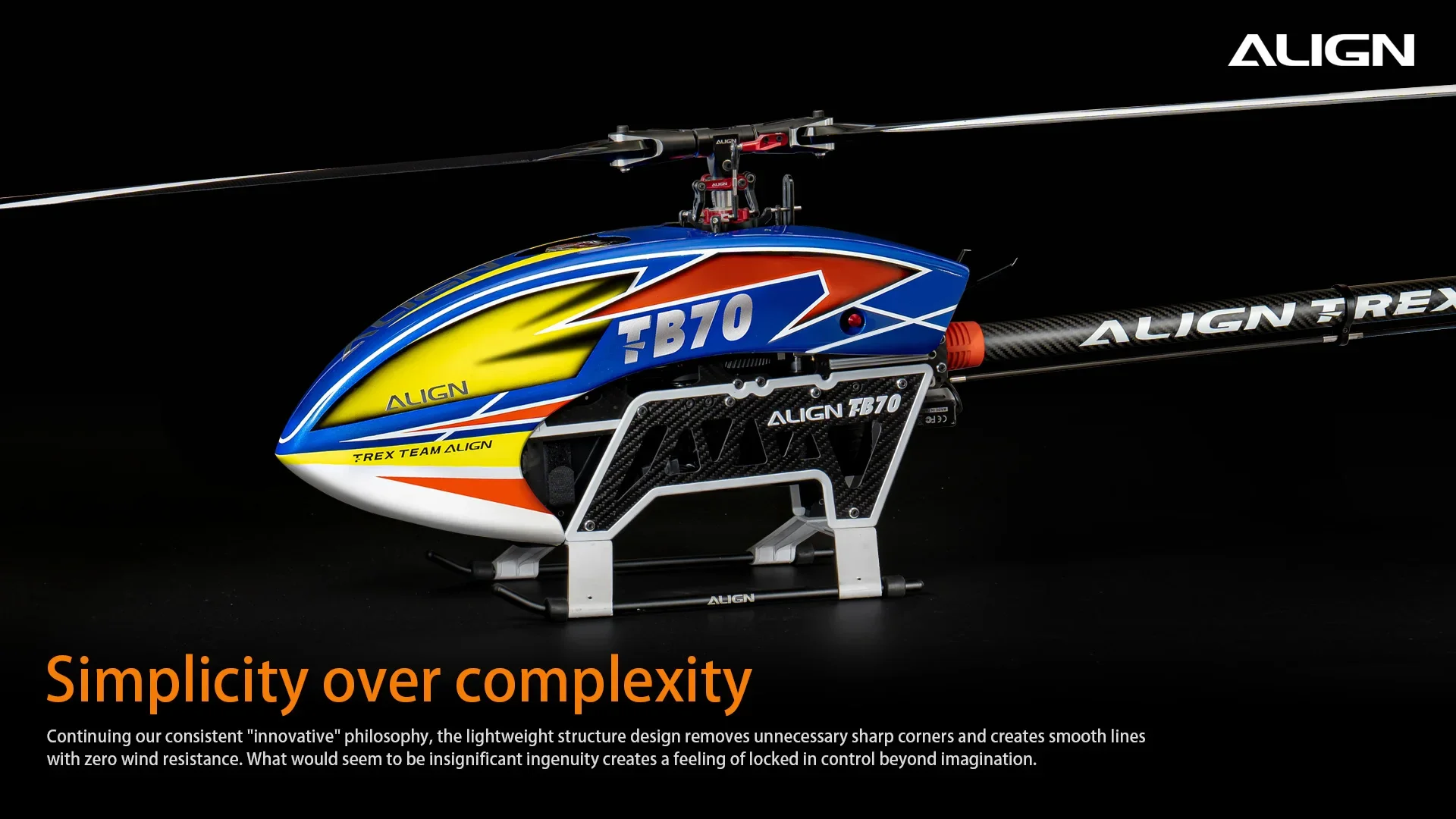 NEW ALIGN T-REX TB70 700 RC Helicopter T-REX PNP KIT Super Combo 2.4GHz 6CH 3D RC Helicopter