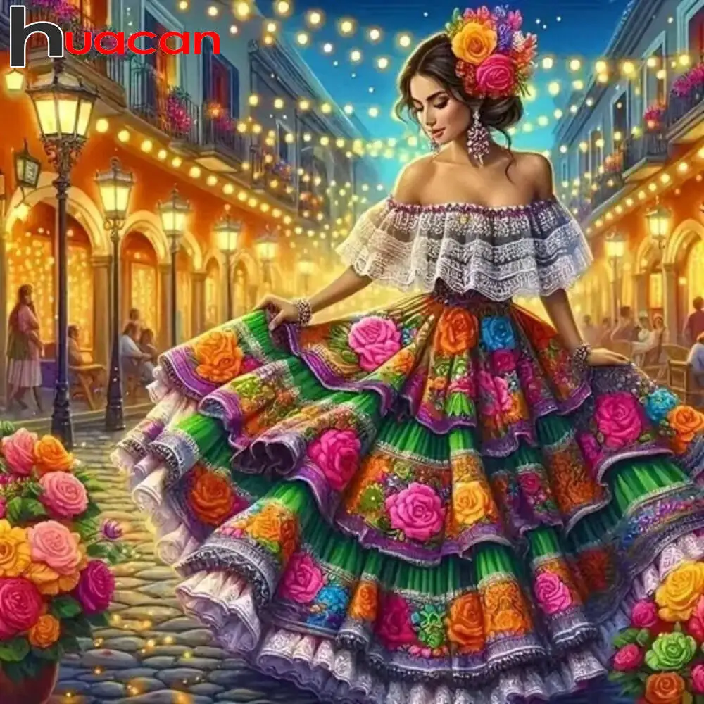 Huacan 2025, neue Kollektion, Diamant-Gemälde, Delphin, Himmel, Diamant-Stickerei, Meer, Sonnenuntergang, Mosaik, Kunst, Dekoration, Gemälde