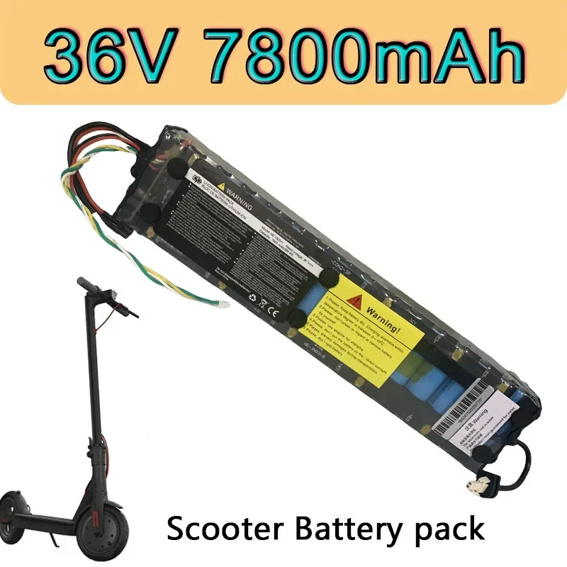 100% 36V 7.8Ah Scooter Battery Pack for Xiaomi Mijia M365 36V 7800mAh Battery Pack Electric Scooter BMS Board for Xiaomi M365