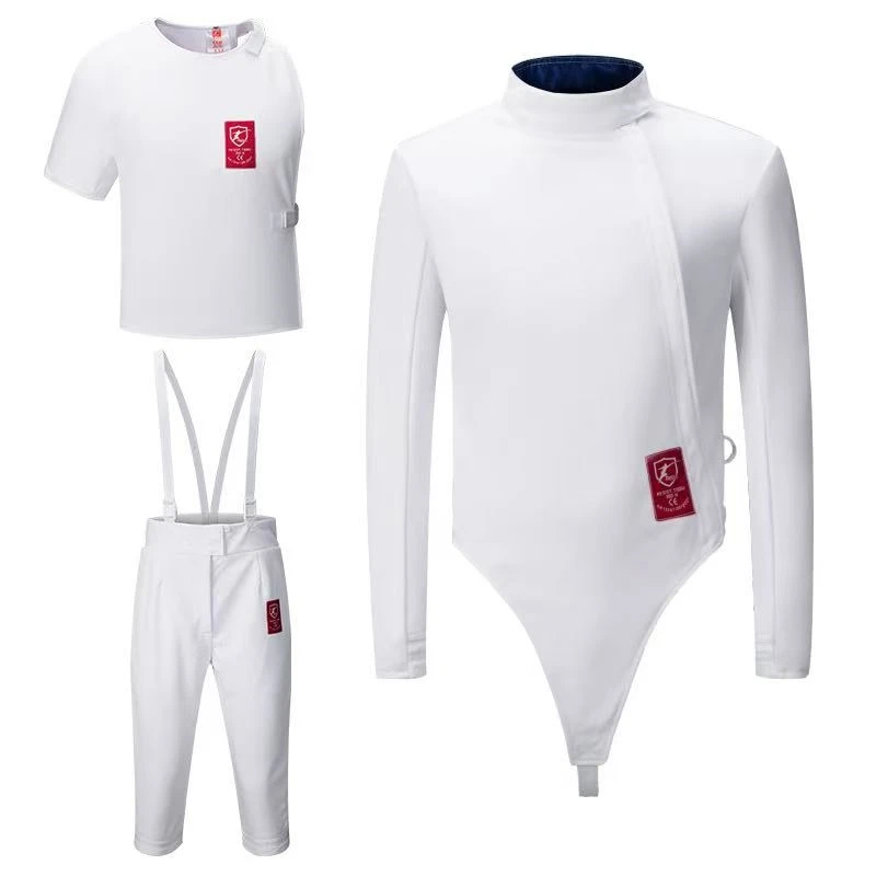 completo-da-allenamento-per-scherma-350nw-uniforme-sportiva-tessuto-traspirante-e-imbottito-set-unisex-con-pantaloni-giacca-e-gilet-per-scherma-a-lama-spada-e-sciabola