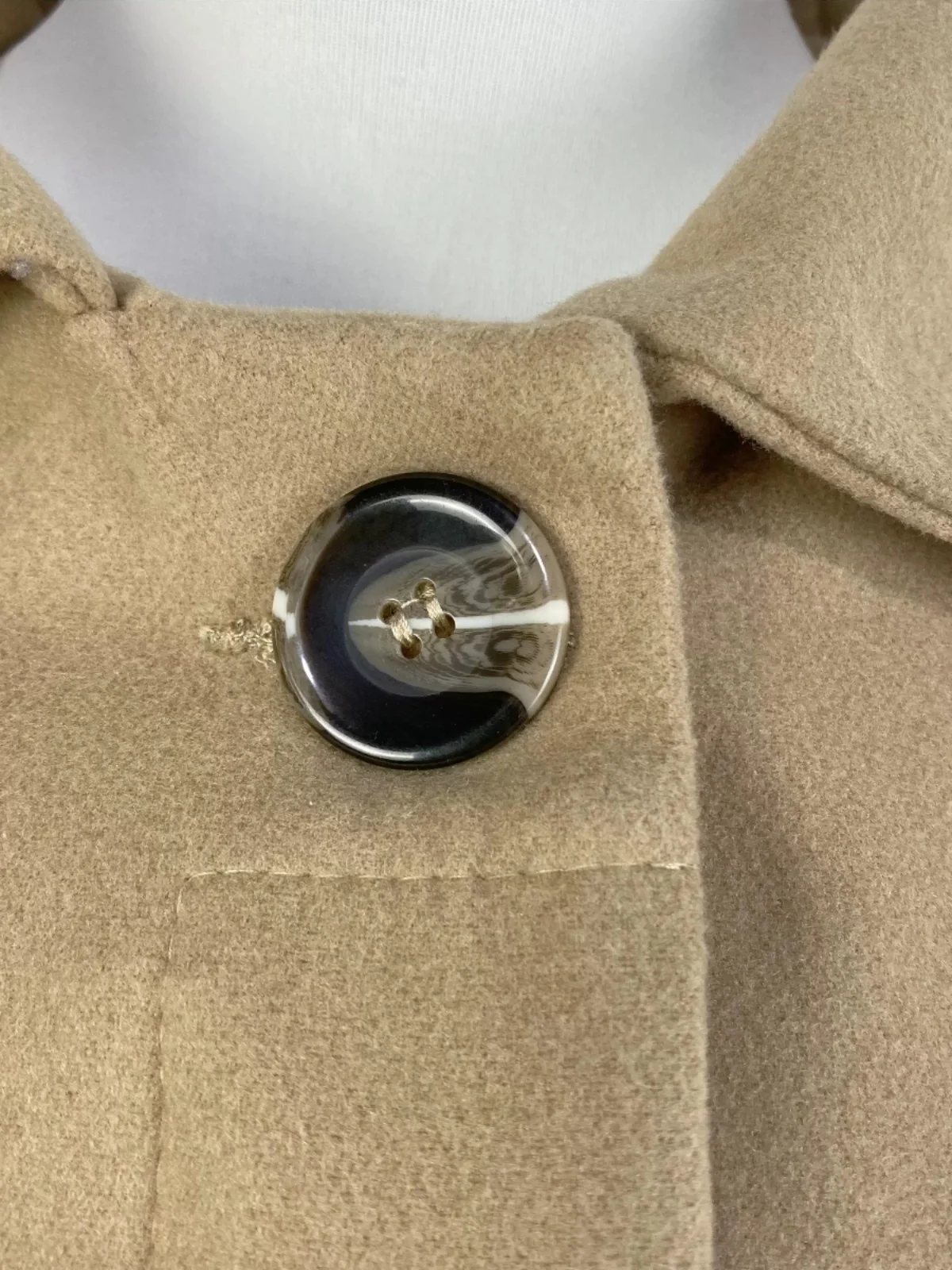 

New C404 Women's Cardigan Sle Woolen Coat Long Lapel Overcoat Loose Fit Mid-Length Autumn Winter Outerwear