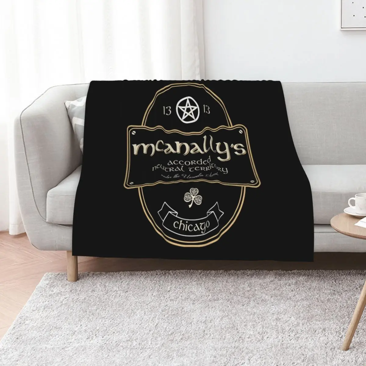 

Wizard Beer Throw Blanket warm winter Warm Furry Decorative Throw Blankets