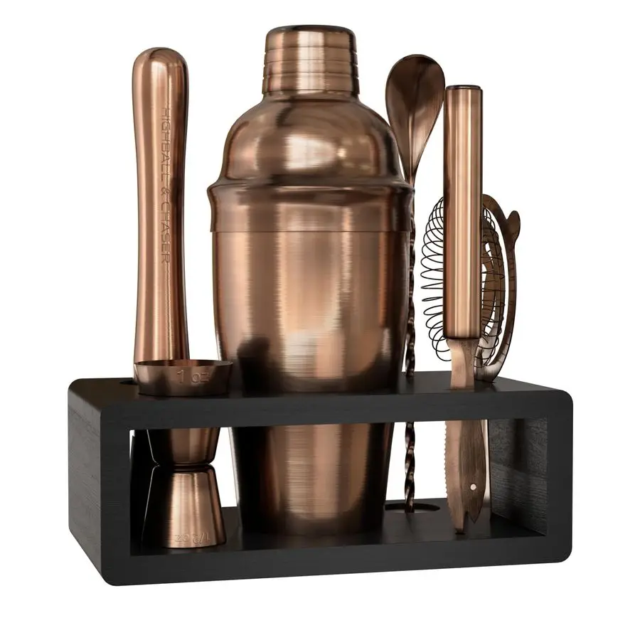 

Cocktail Shaker Set Bartender Kit for Home Bar Mixology Cocktail Bar Set Plus EBook with 30 Recipes