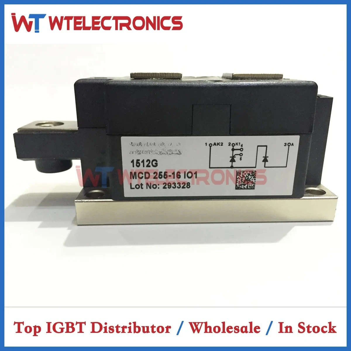 

Genuine MCD 255-16 IO1 Diode Module MCD255 16 IO1 MCD25516IO1