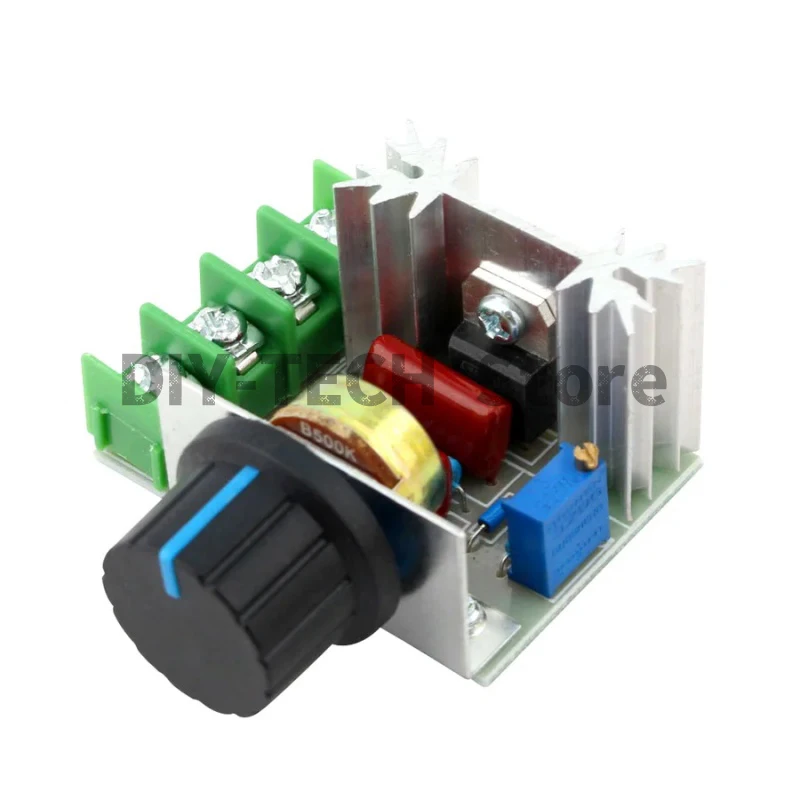 AC 220V 2000W SCR Voltage Controller High-power Electronic Voltage Regulator Module LED Dimmers Speed Controller Thermostat