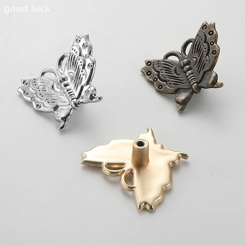 โมเดิร์น Minimalist Gold แมลงลิ้นชักตู้ครัว Silver Bee Handle Retro Bronze ดึงเฟอร์นิเจอร์ฮาร์ดแวร์