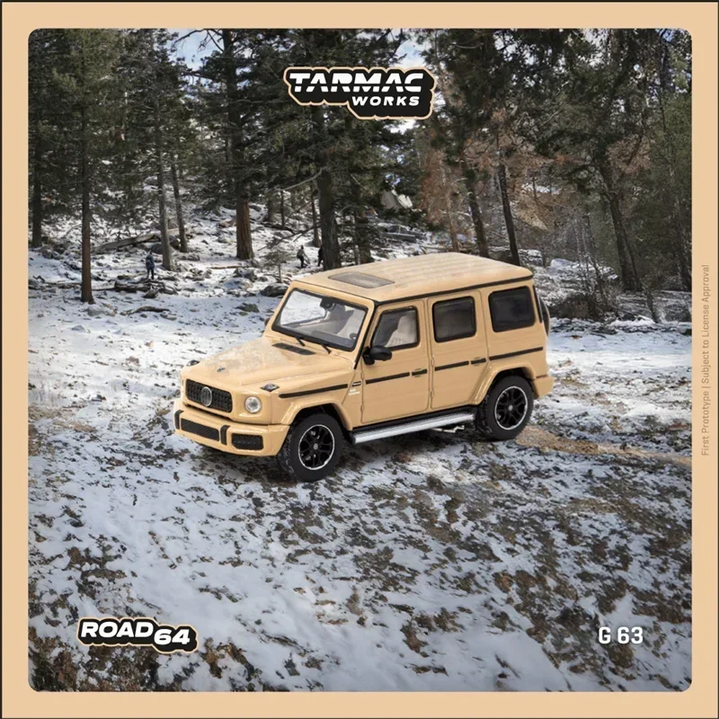 

Tarmac Work 1:64 G 63 Brown Diecast Model Car