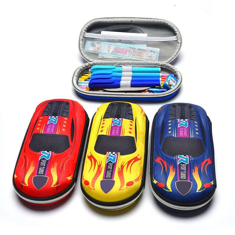 3D Racing Car Pencil Case for Kids 1