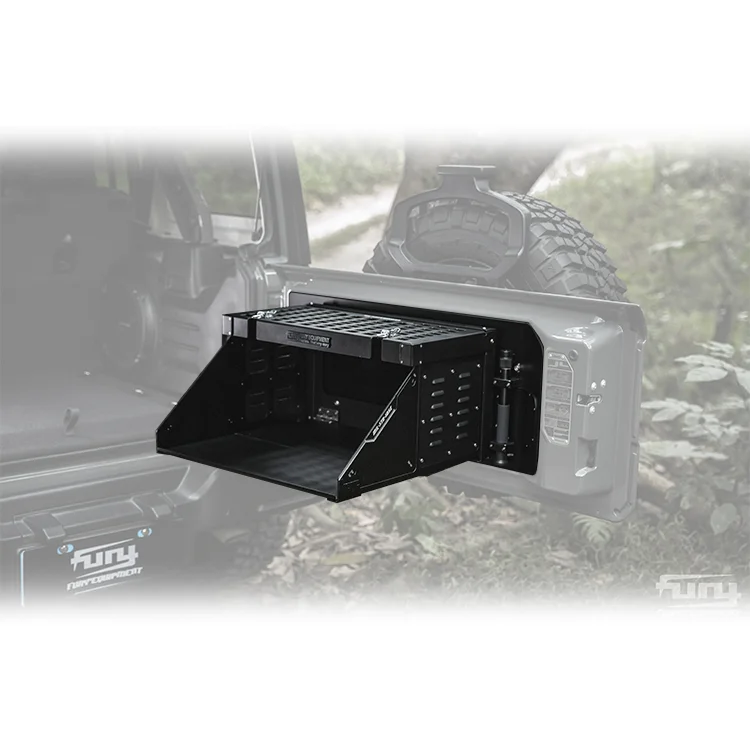 

Профессиональная настройкаFury 2018+ аксессуары, алюминиевая задняя дверь, небольшой столик, панель задней двери, складной стол для Wrangler JL