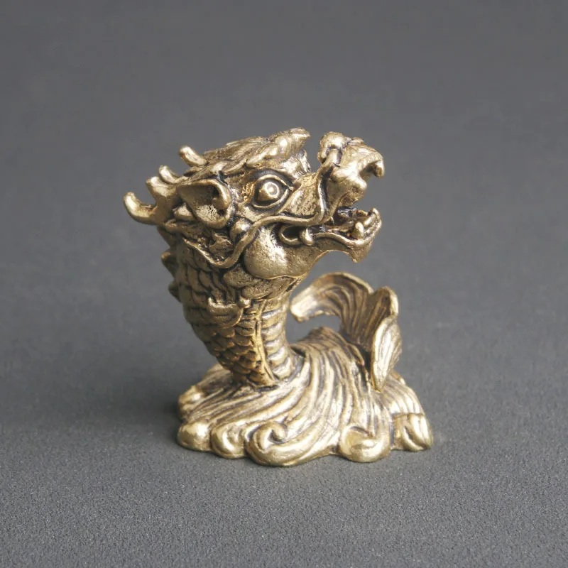 Brass exclusive table ornaments creative incense inserted crafts wenwan tea pet decorations old