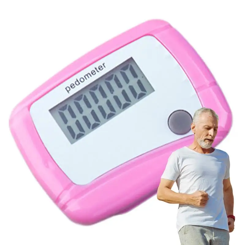 Simple Pedometers Accurate Step Counter Fitness Tool for Sport Outdoor Portable Hiking Running Jogging Men Women Seniors Kids