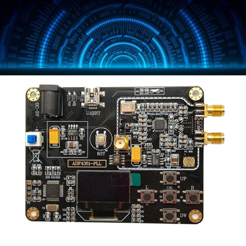 ADF4351 Source Synthesis Board Covering High Frequency Band for Lab Test