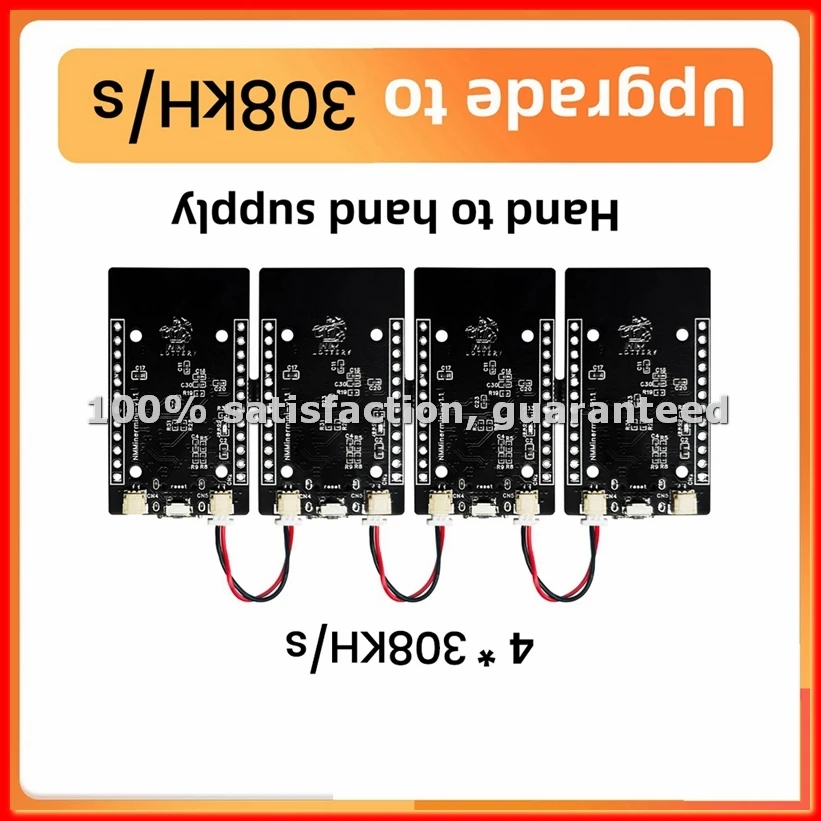 

NerdMiner Lucky BTC Solo Lottery Miner 308KH/S ESP32-S3 Mini BTC Solo Lottery Botchain Tower, 4 шт. - A13G