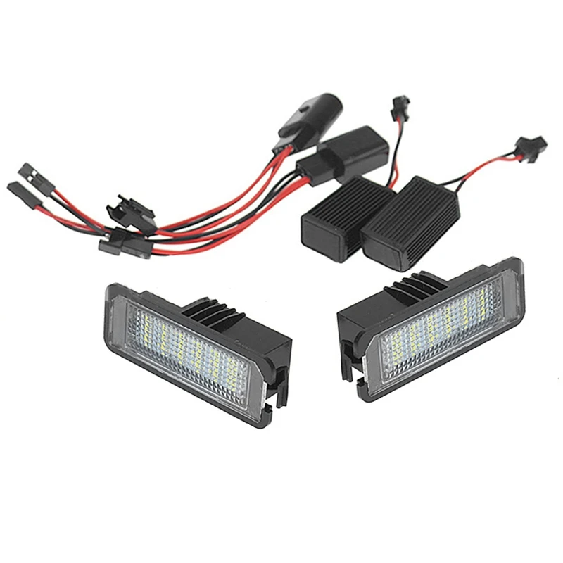 ไฟป้ายทะเบียน LED สำหรับ Boxster 987 981 982 Spyder Cayenne 958 92A 911 Carrera 991 996 997 980เทอร์โบ