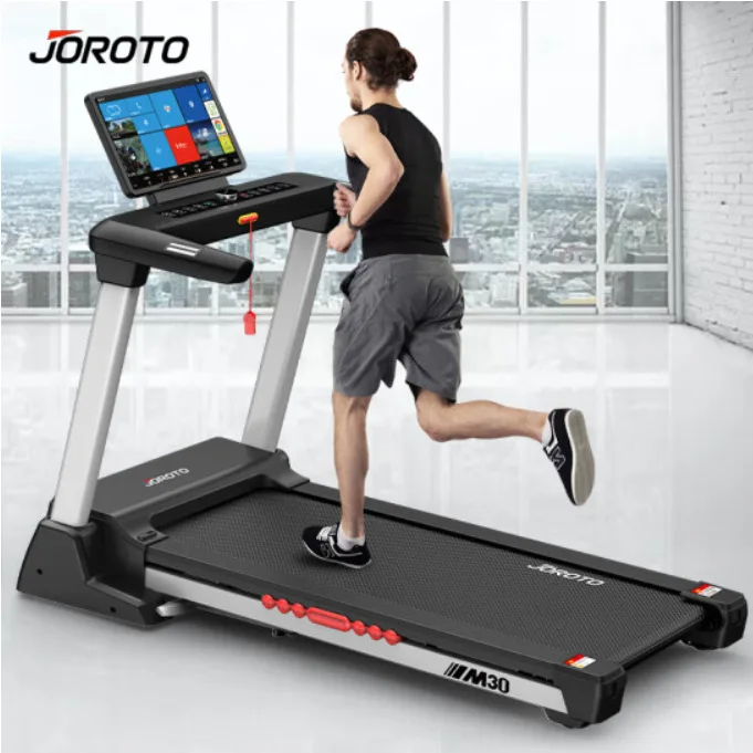 JOROTO Treadmill Home Folding Walking Machine Electric Gym Equipment M30 Color Screen TV Edition