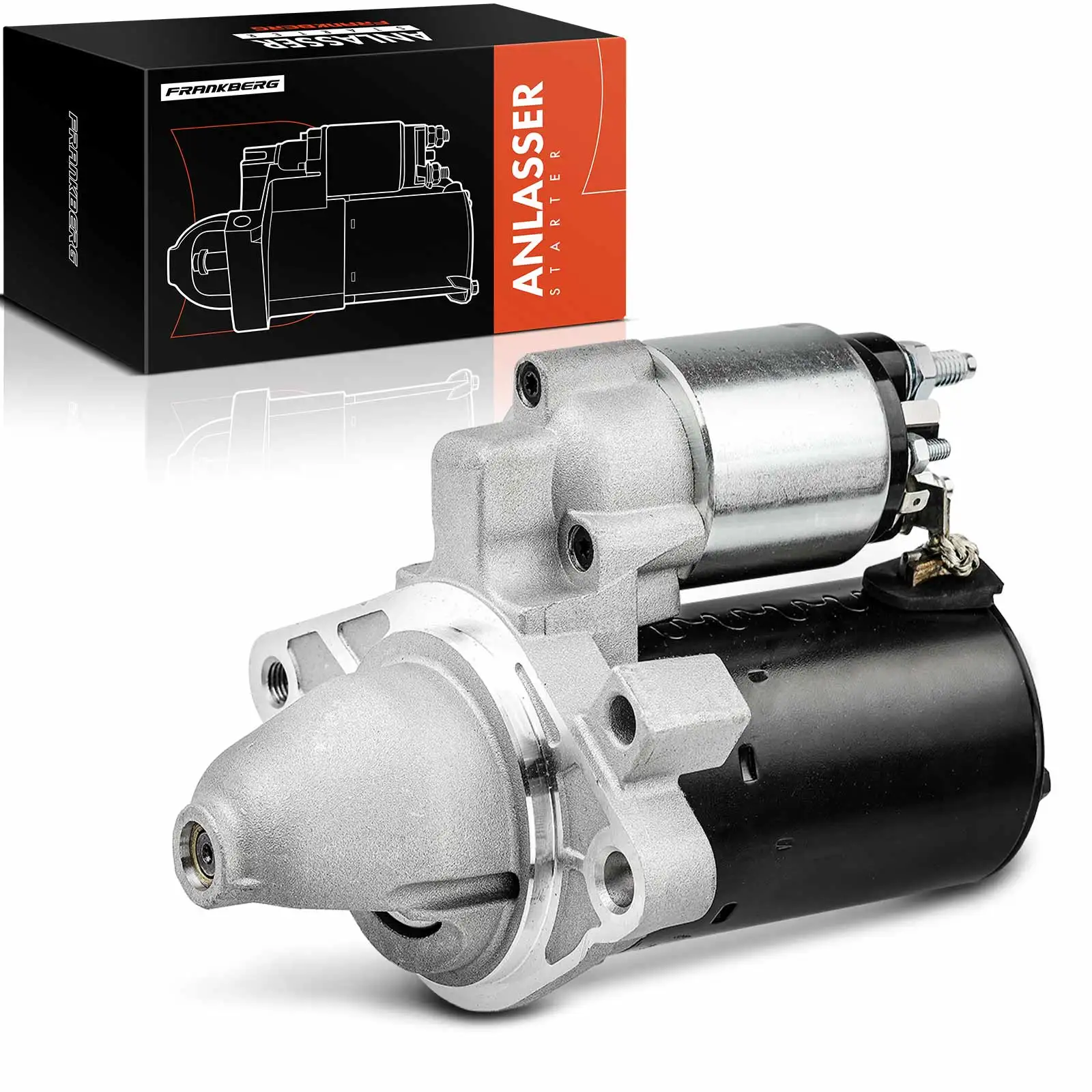 Frankberg 1x Anlasser Starter für Citroën C1 PM PN Peugeot 107 PM PN Toyota Aygo B1 1.0L 2005-2014 5802AL 0001107438 28100-0Q021