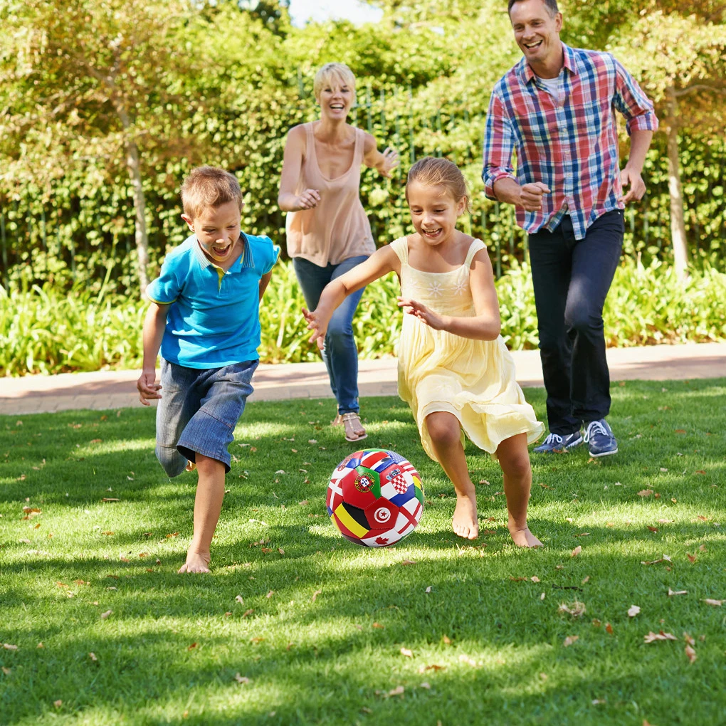 Suitable For Different Surfaces Soccer Ball Training And Competition Colours Of National Flag Fun