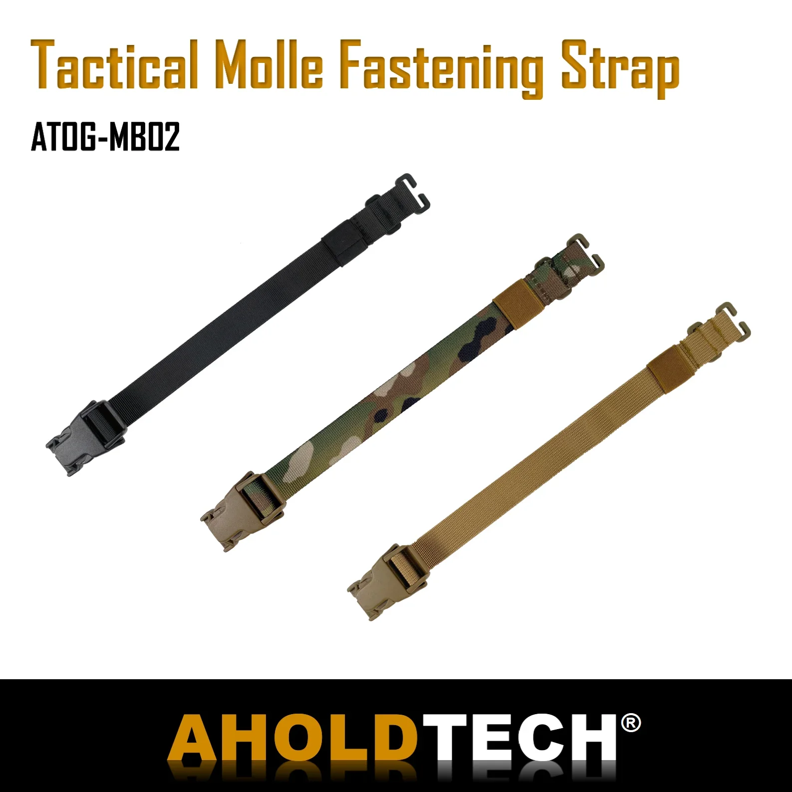 

Aholdtech Tactical Molle Quick Release Fastening Webbing Strap Outdoor Sports Climbing Hiking Hunting Bag Fastening Strap