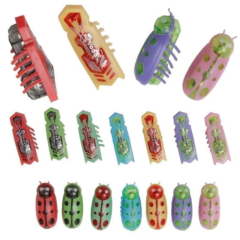 Funny Pet Interactive Mini Electric Insect Vibrating Insect Cat Toys Automatic Escape Battery Operated Cockroach Ladybugs