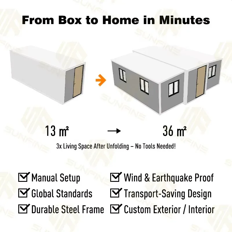 New Design Casa Prefabricada 2 Pisos 20ft Prefabricated Steel Frame House