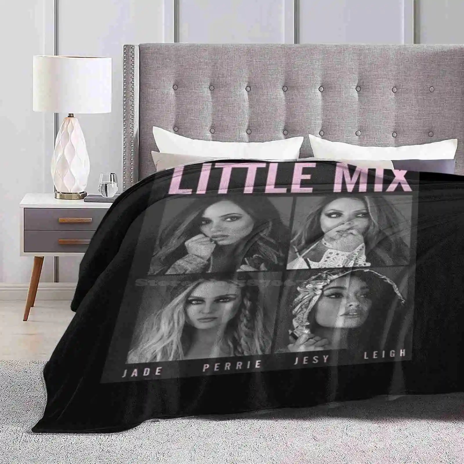 Little Mix Official Merch Print #3 Creative Design Comfortable Warm Flannel Blanket Little Mix Girls Little Girl Cute Heart