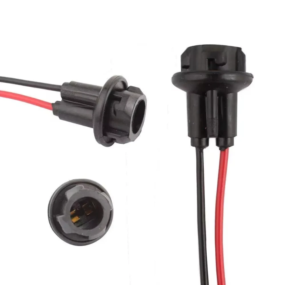 For Cars Trucks Boats Lamp Base Fittings T10 Auto Car Socket Connector Extension DC 0V ~ 12V Light Bulb Socket W5W 168 194 10pcs