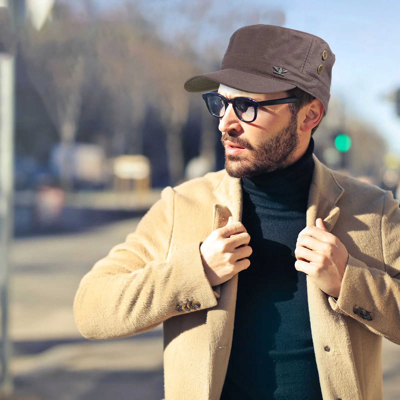 

Sun Visor Baseball for Men Cotton Premium Material Outdoor Sports Flat Top Hat Breathable Travel Camping Driver Cap Sunshade