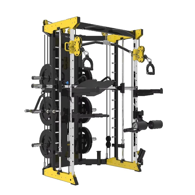 مدرب اللياقة البدنية المحلي متعدد الوظائف، متعدد الاستخدامات للتمرينات لكامل الجسم، يعزز القوة، للاستخدام المنزلي والداخلي