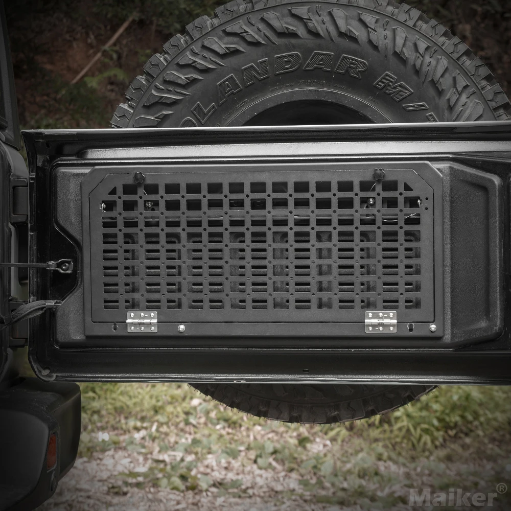 Maiker Off Road Single Layer Tactical Board Multifunctional Rear Expansion Panel For Jeep Wrangler JK/JL Exterior Accessories