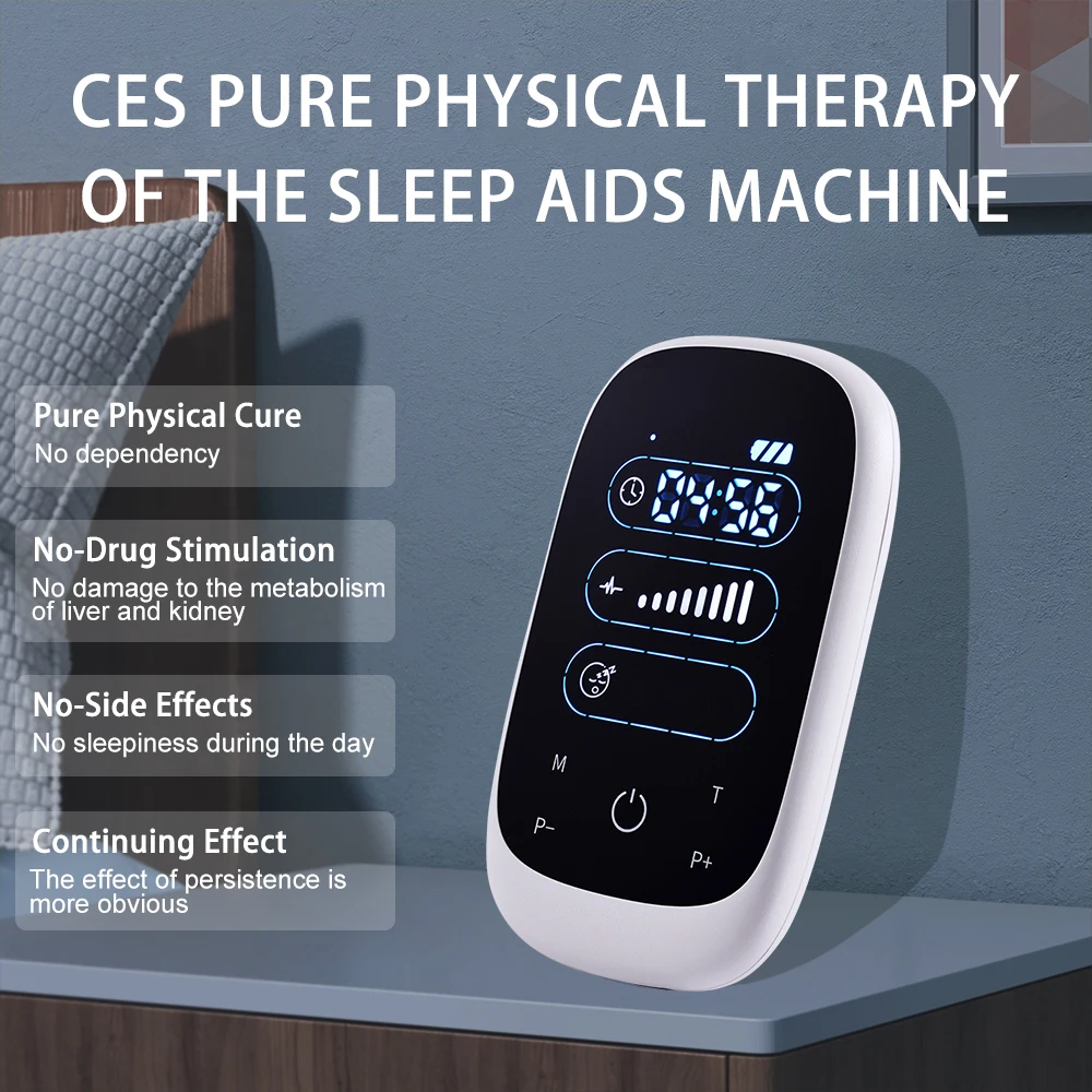 

New Insomnia Anxiety Depression CES Therapy Device Anxiety Relief Alpha-Stim Electronic Apparatus Sleeping Aid Device