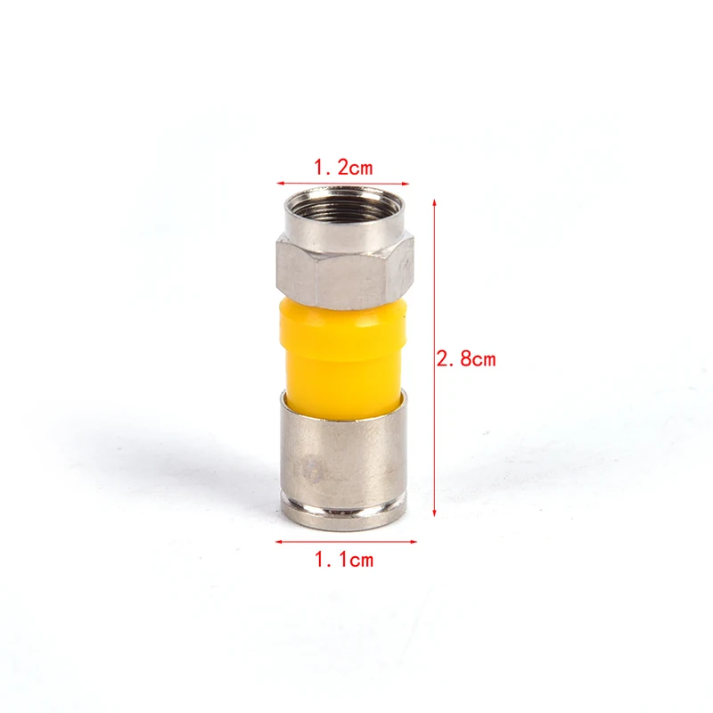 New 10Pcs RG6 F Typ…