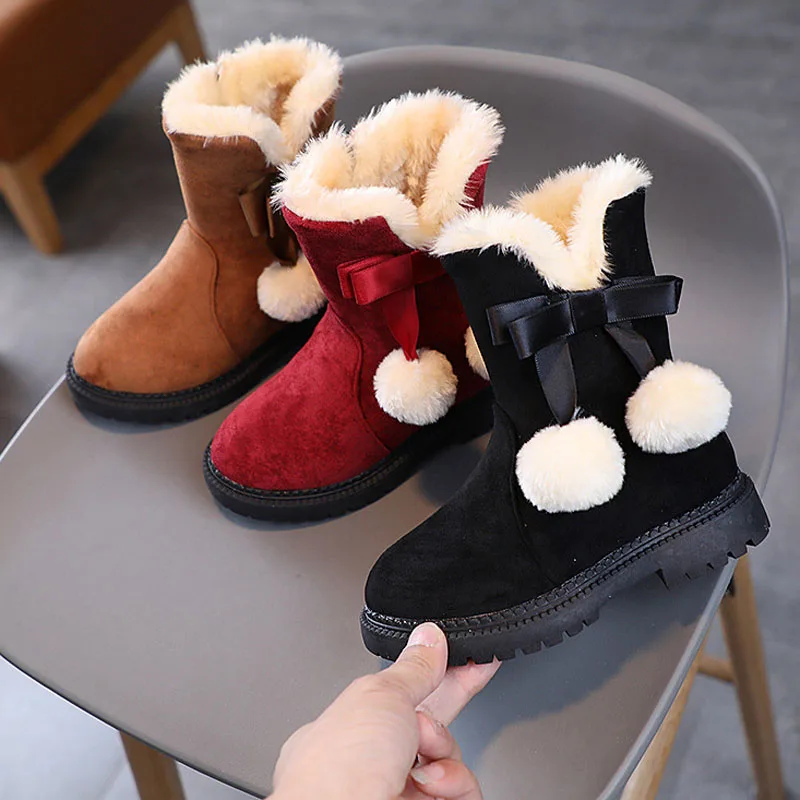 

Модные детские зимние сапоги, сапоги для девочек, высокие зимние теплые плюшевые туфли принцессы, детские кроссовки bota infantil menina CSH1467