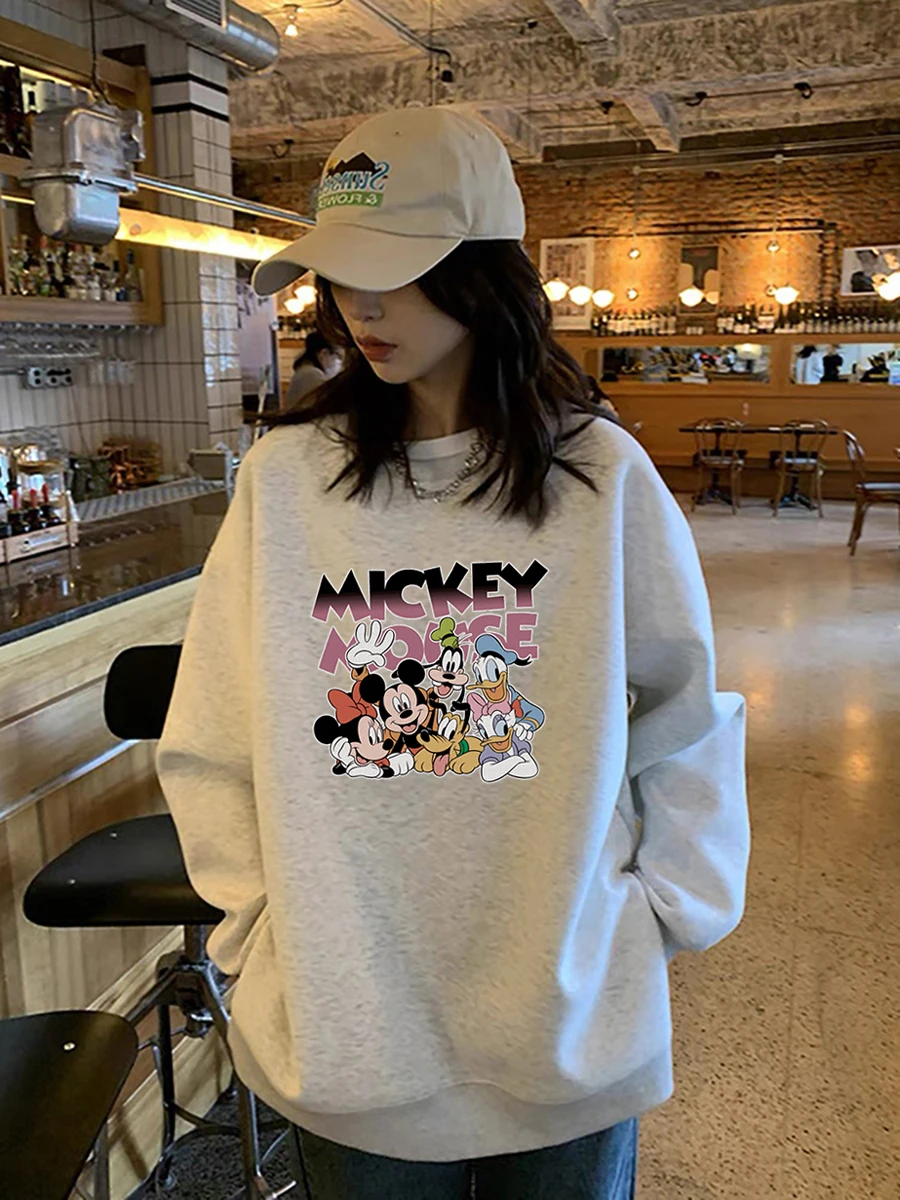 

2025 New Disney Casual Fashion Trendy Sports Hoodie Series Autumn and Winter Academic Style Unisex Boys and Girls