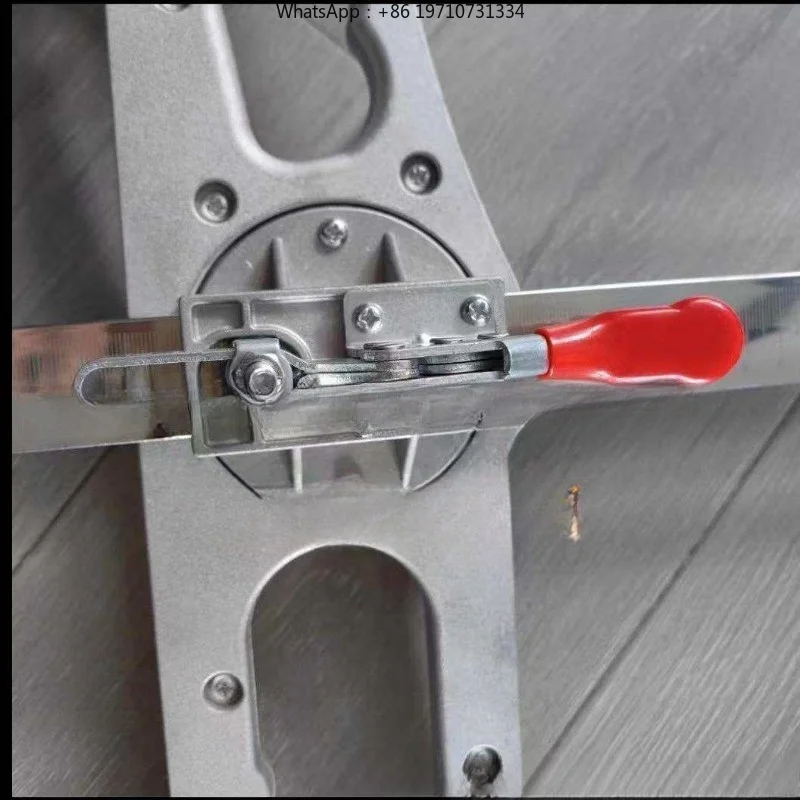 Aluminum Alloy Gypsum Board Cutter Cutter Folding Dust-free 12 Pulley Hand-push Knife Woodworking Cutting Board