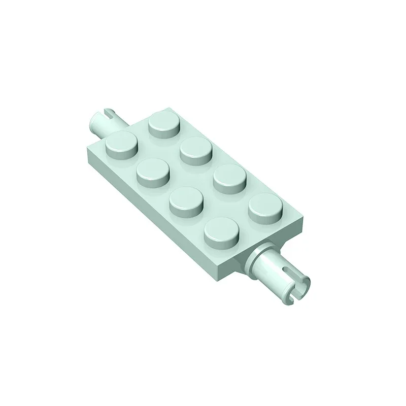 Piastra Gobricks GDS-958, modificata 2x4 con perni compatibile con lego 30157 blocchi educativi fai da te tecnici