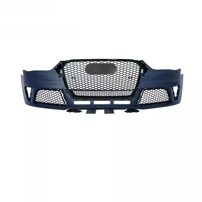 

Car A4 S4 Front Bumper Kits Upgrade RS4 Style Body Kits With Black Grille for A4 S4 B8.5 2013 2014 2015 2016