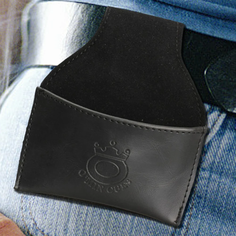 

Leather Chalk Holder Pouch with Clip Chalk Holder Snooker Pool Snooker Cue Storage Portable Billiards Accessories