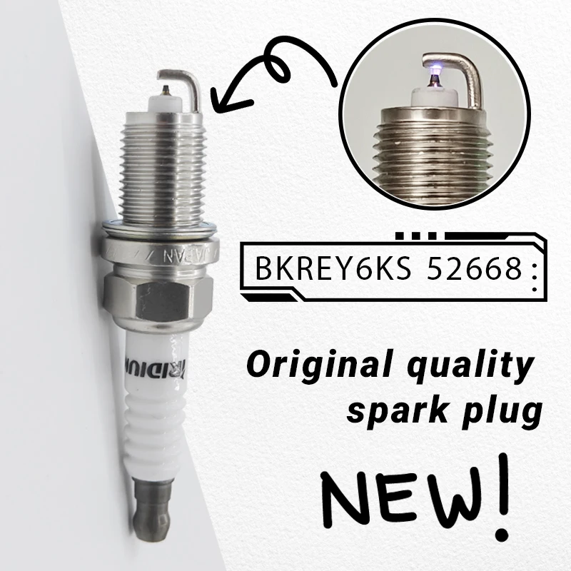 4/20PCS IZFR6K11S 5266 Iridium Spark Plug For Honda Civic VIII 2006 2007-2011 1.8L CRV III FN1 RE5 FK2 RE2 For BKREY6KS 52668