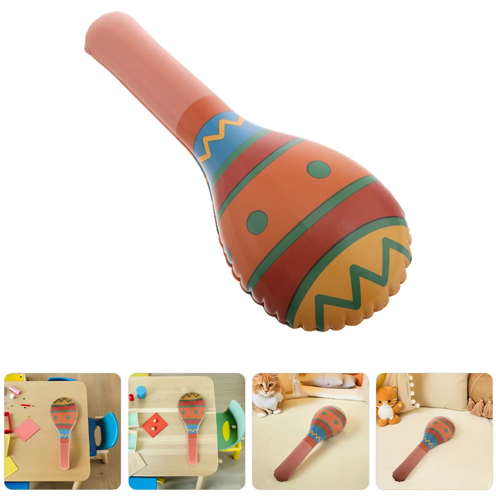 2 szt. Nadmuchiwane muzyczne młotki piaskowe, zabawki na imprezę, kolorowe dekoracje urodzinowe, meksykańskie