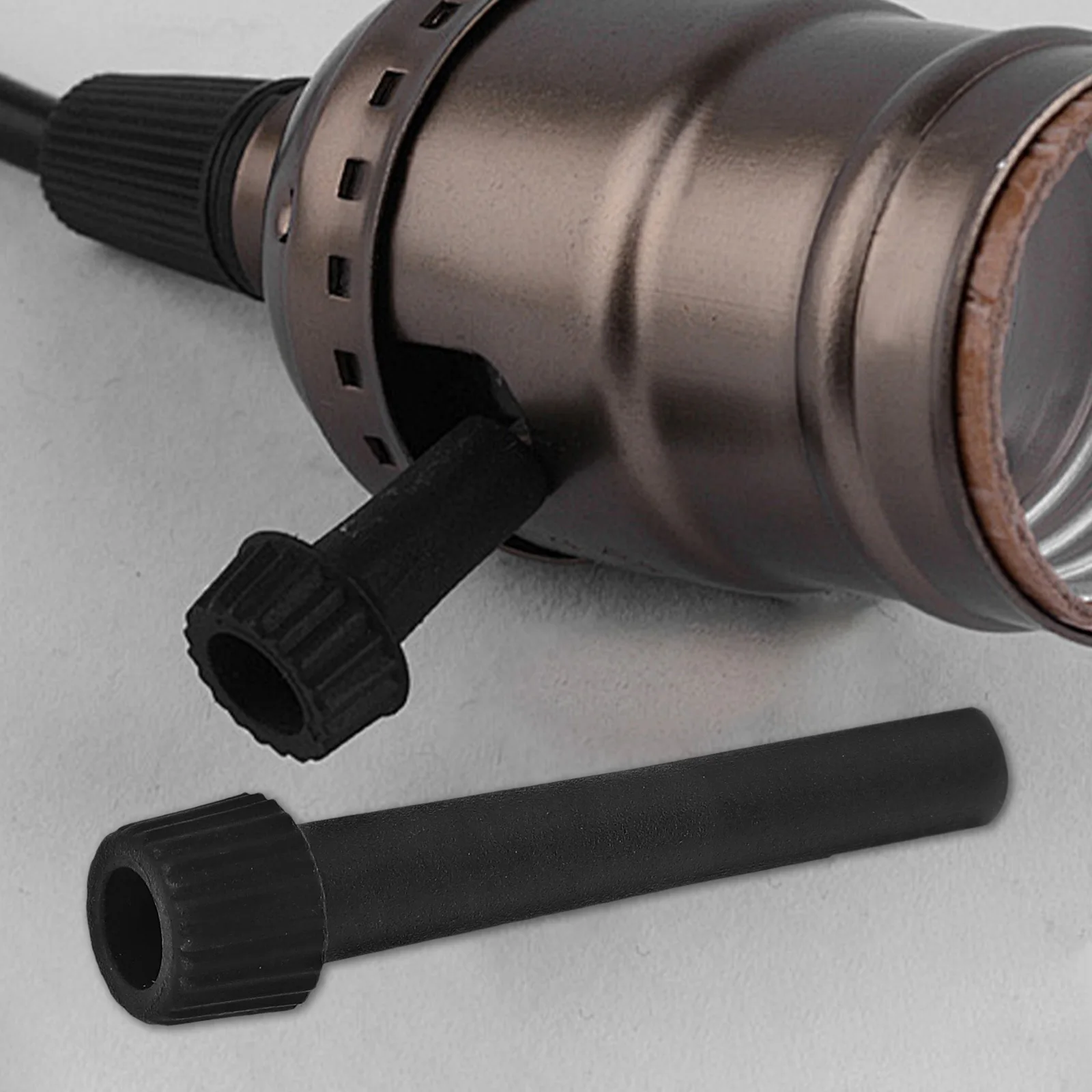 

10Pcs Lamp Switch Knob E26 Standard Light Turn Switch Replacement Easy Install Lamp Parts for Repair Light Socket Knob