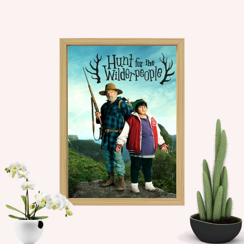 Hunt for The Wilderpeople Movie Poster New Zealand Jungle Adventure Comedy Film Canvas Painting Wall Art for Room Home Decor