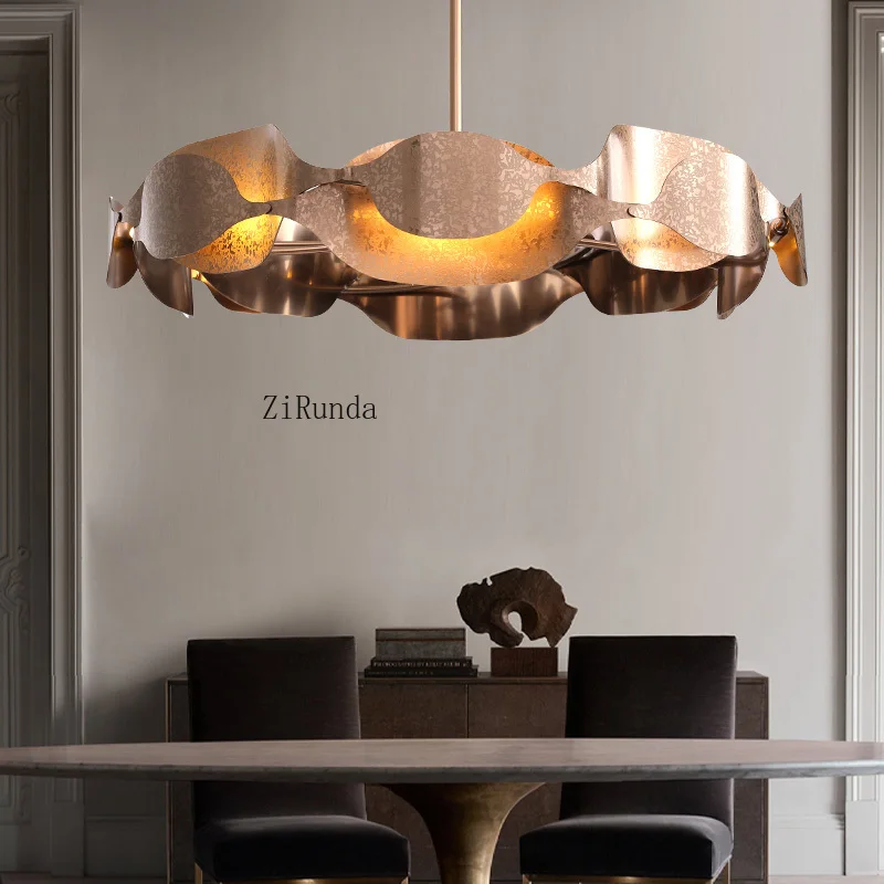 Customized Modern Luxury G4 Stainless Steel Metal Chandelier Gold Lighting Interior Elegant Chandelier